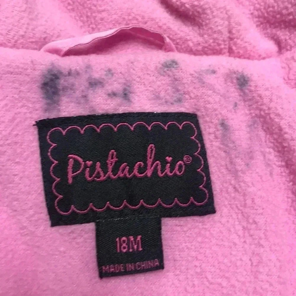 Toddler girl pink puffer jacket, size 18 months - Picture 4 of 10